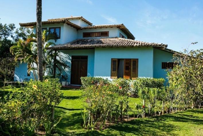 Bed and Breakfast Espelho Bahia Blue House Прая-ду-Эспелью Экстерьер фото