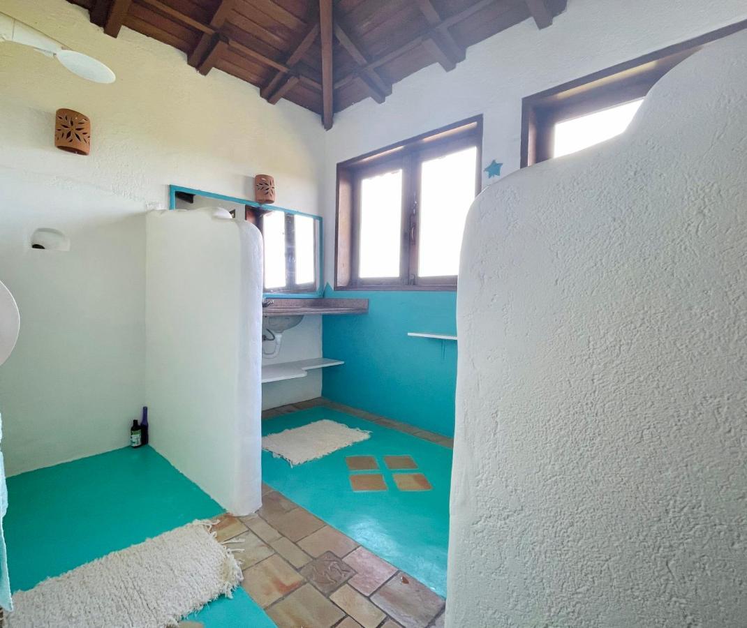 Bed and Breakfast Espelho Bahia Blue House Прая-ду-Эспелью Экстерьер фото