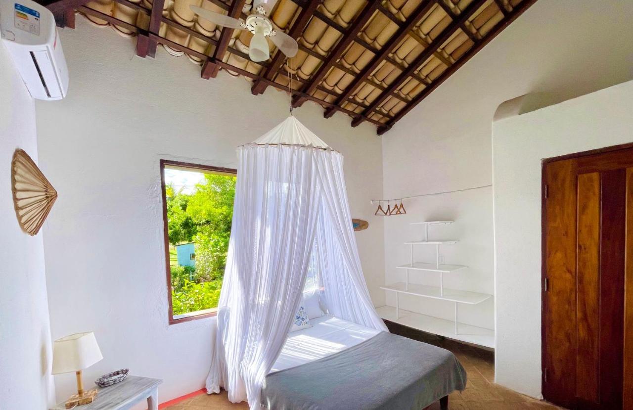 Bed and Breakfast Espelho Bahia Blue House Прая-ду-Эспелью Экстерьер фото