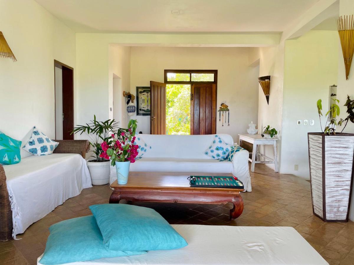 Bed and Breakfast Espelho Bahia Blue House Прая-ду-Эспелью Экстерьер фото